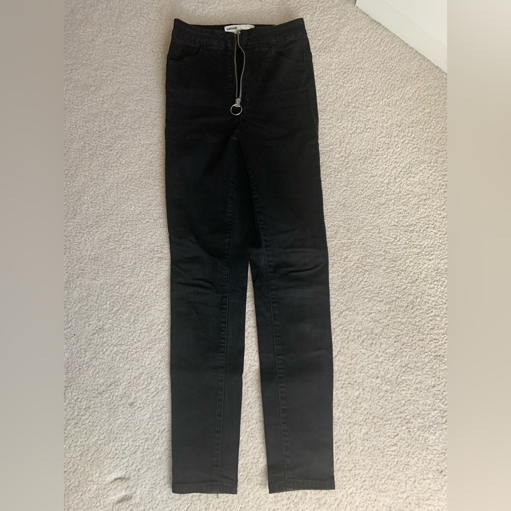 Garage Black Skinny Jeans